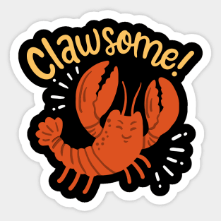 Lobster, Crawfish, Clawfish Boil, Cajun Sticker